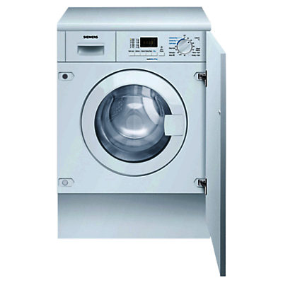 Siemens WK14D321GB iQ300 Integrated Washer Dryer, 7kg Wash/4kg Dry Load, A Energy Rating, 1400rpm Spin